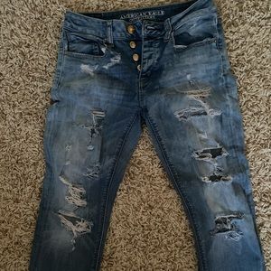 American eagle ripped jeans